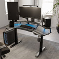 Aero Pro Wing Shaped Standing Desk (63"x23")