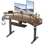 Aero Pro Wing-Shaped Standing Desk (72"x23")