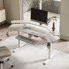 Aero Pro Wing-Shaped Standing Desk (72"x23")