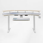 Aero Pro Wing-Shaped Standing Desk (72"x23")