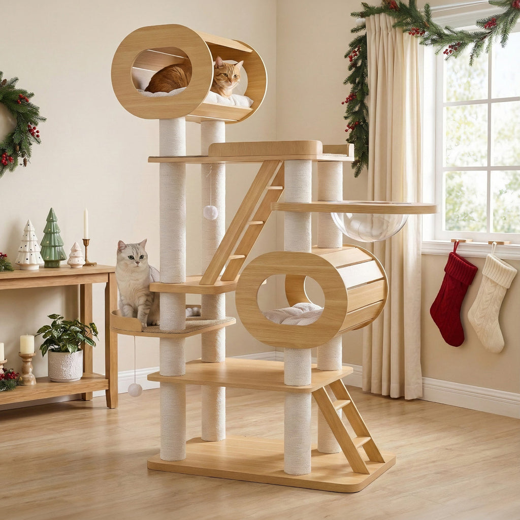 Babylon, 76" Extra Large Multi-Cat Tree Tower
