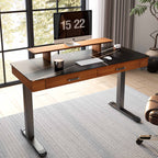 George, Slate Standing Desk, Artificial Marble Desktop (55"x23")