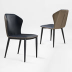 Elysian, Upholstered Dining Side Chairs Set of 2, Blue