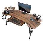 Aero Wing Shaped Studio Desk (73"x23")