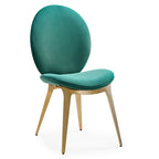 Kataleah, Velvet Dining Side Chairs Set of 2, Green