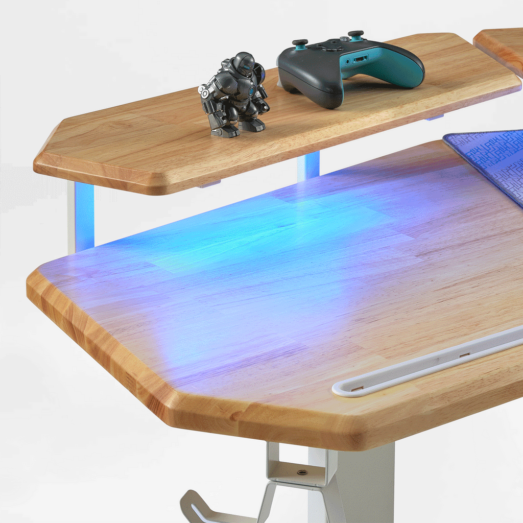 Aero Pro Wing-Shaped Standing Desk (72"x23")