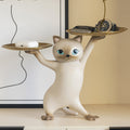 HD-17, 9.8" H, Enchanting Cat Storage Ornament