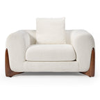 Rowan, Upholstered Accent Chair, Off White