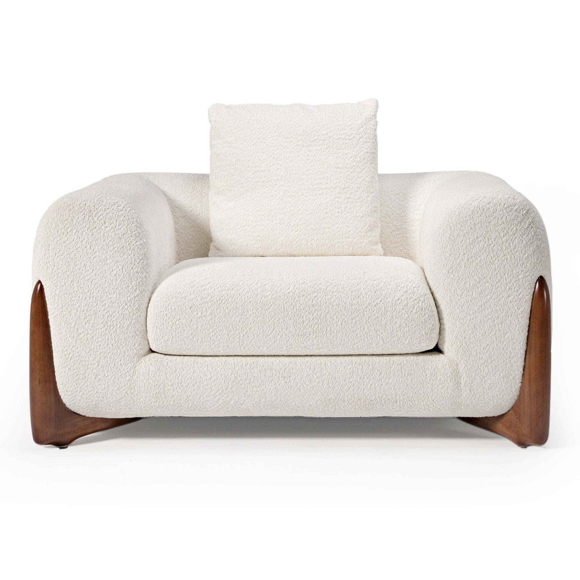 Rowan, Upholstered Accent Chair, Off White