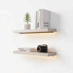 Floating Wall Shelf with Lighting, 1 Piece