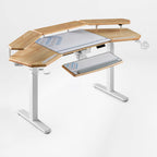 Aero Pro Wing-Shaped Standing Desk (72"x23")