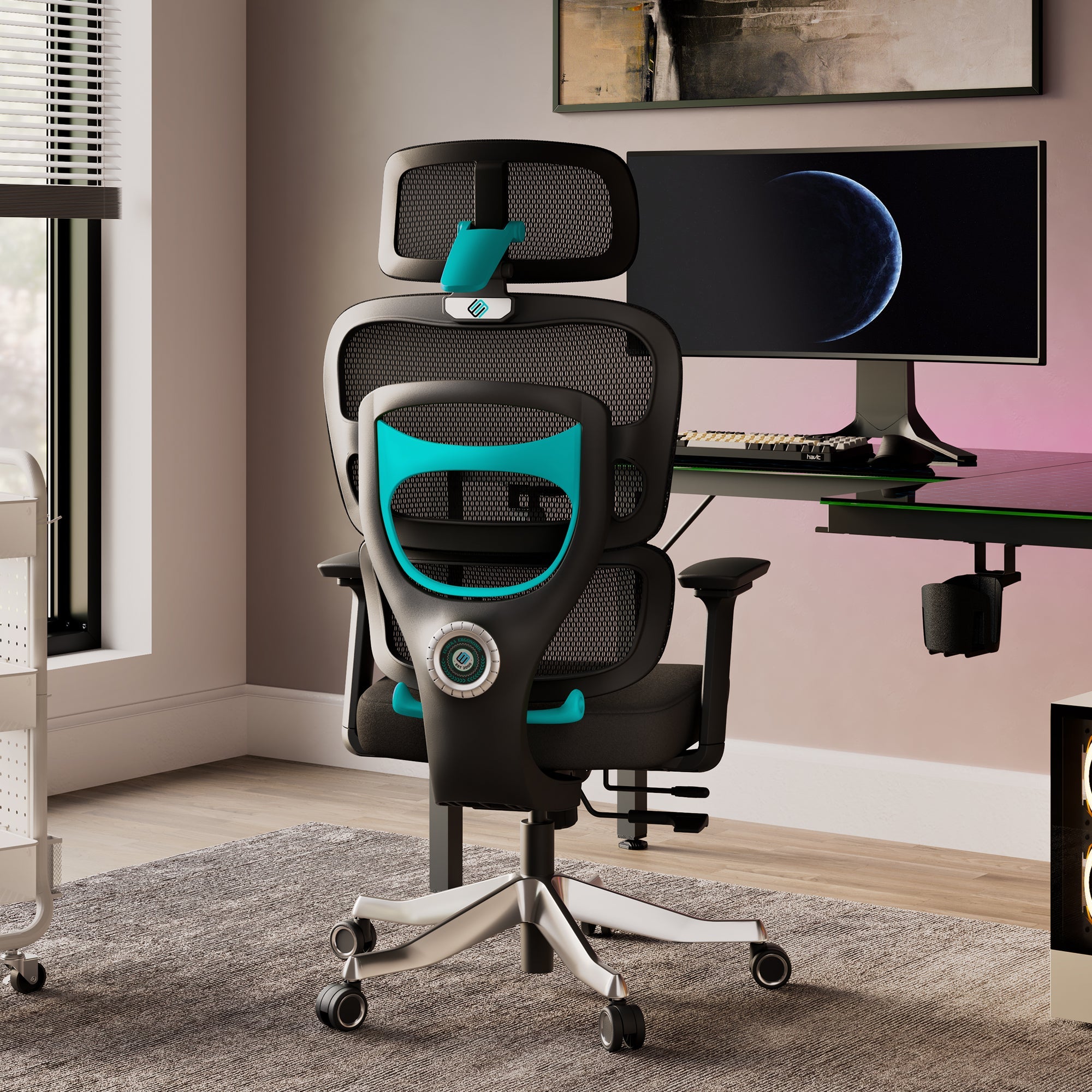 Axion, Ergonomic Hybrid Chair