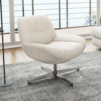 Henry, Chenille Swivel Lounge Chair