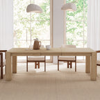 Edora Oak Extendable Dining Table (70.9" -92.5")
