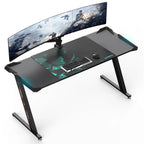 Gaming Desk with Z Shaped Legs (61"x25")