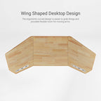 Aero Pro Wing-Shaped Standing Desk (72"x23")