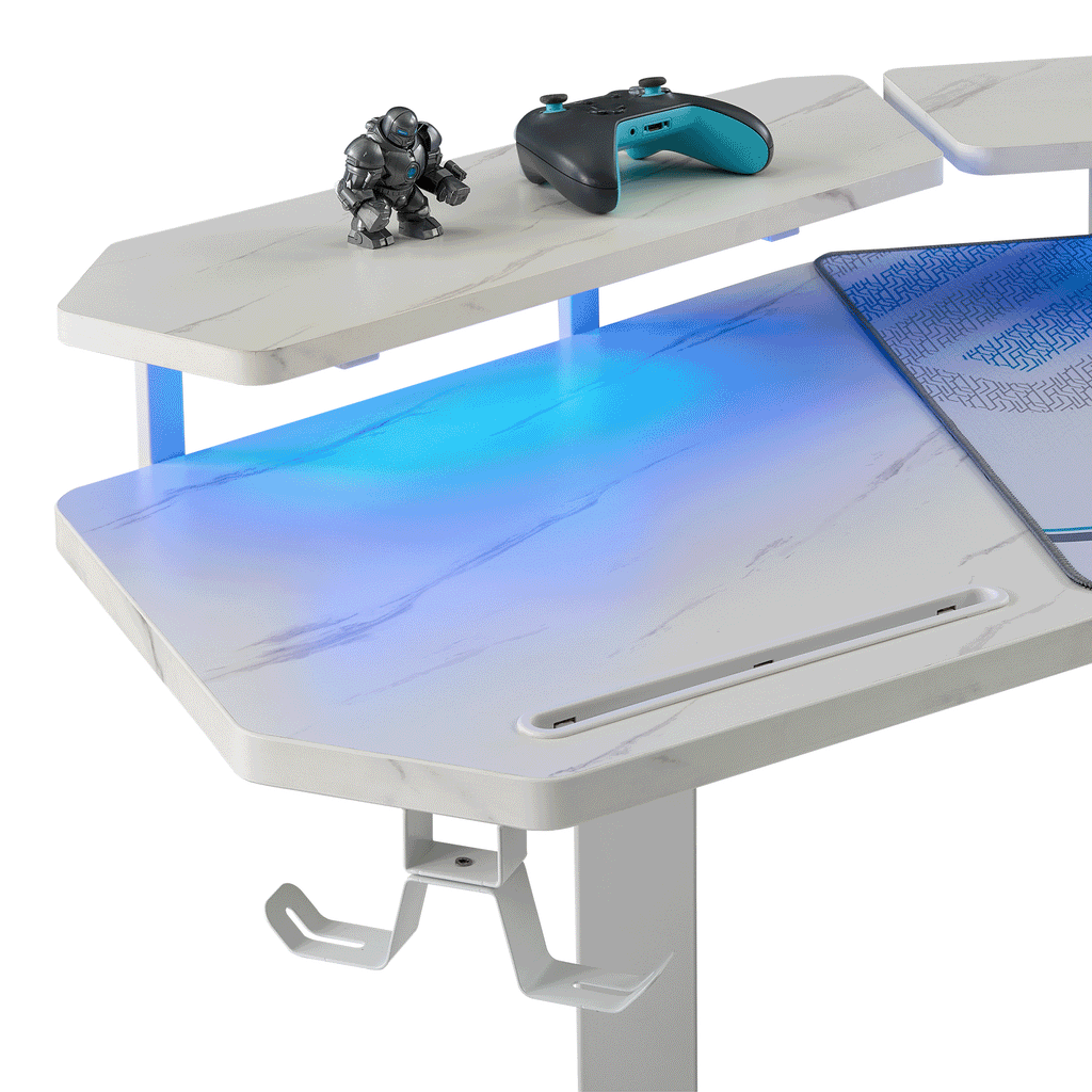 Aero Pro Wing-Shaped Standing Desk (72"x23")