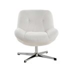 Henry, Chenille Swivel Lounge Chair