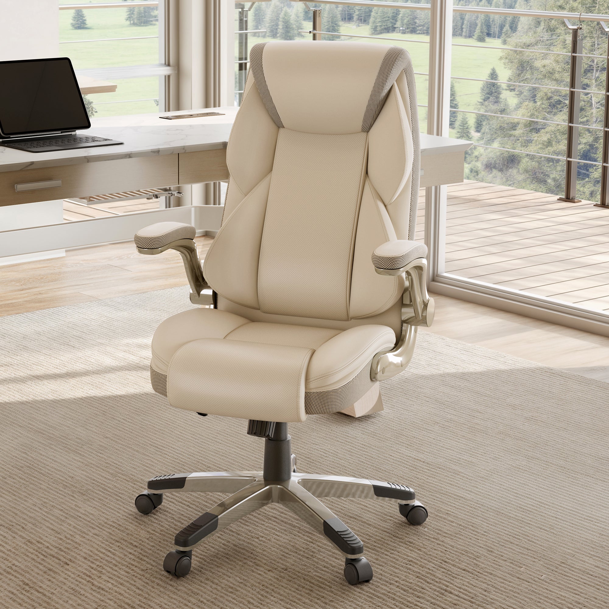 Galene, Faux Leather Office Chair