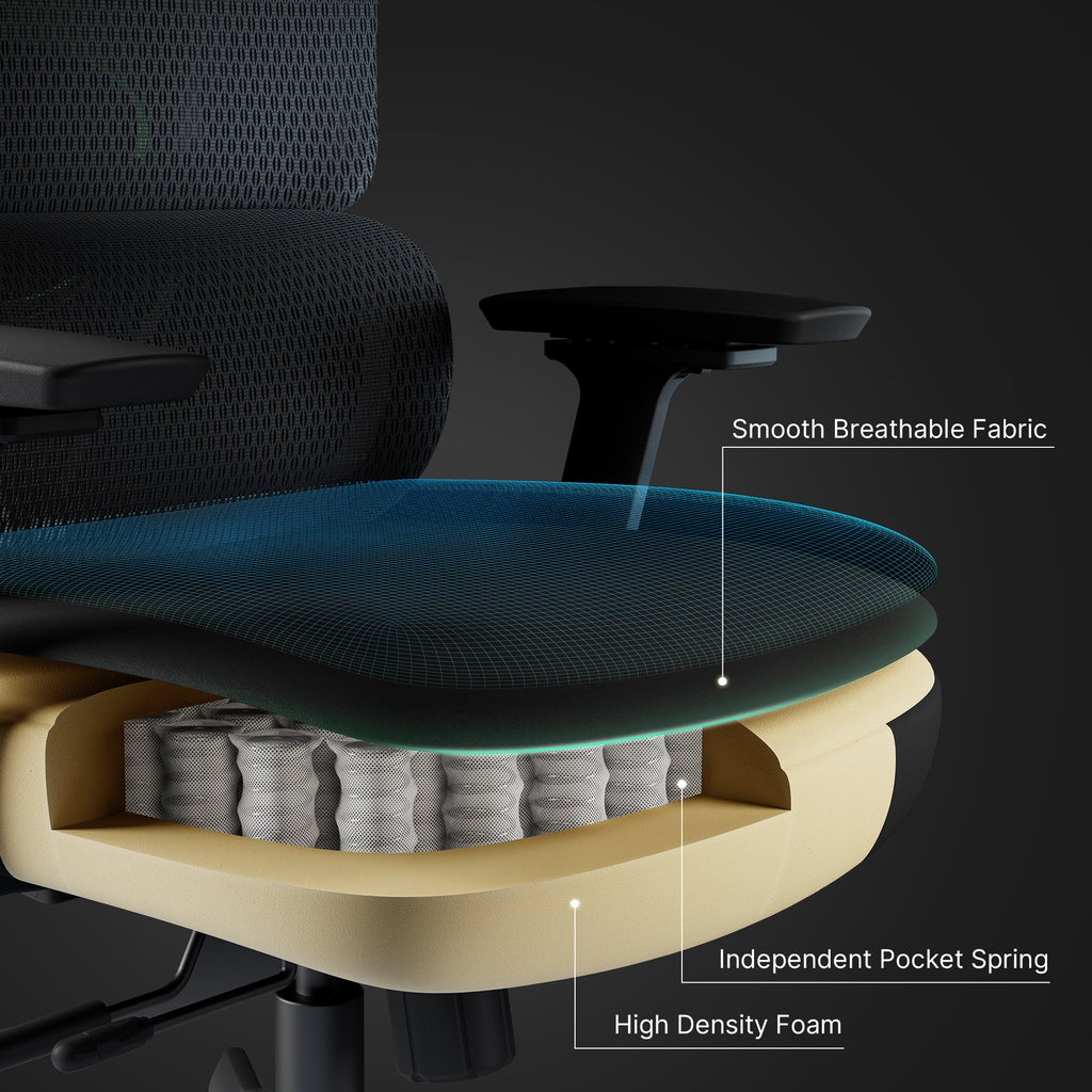 Axion, Ergonomic Hybrid Chair