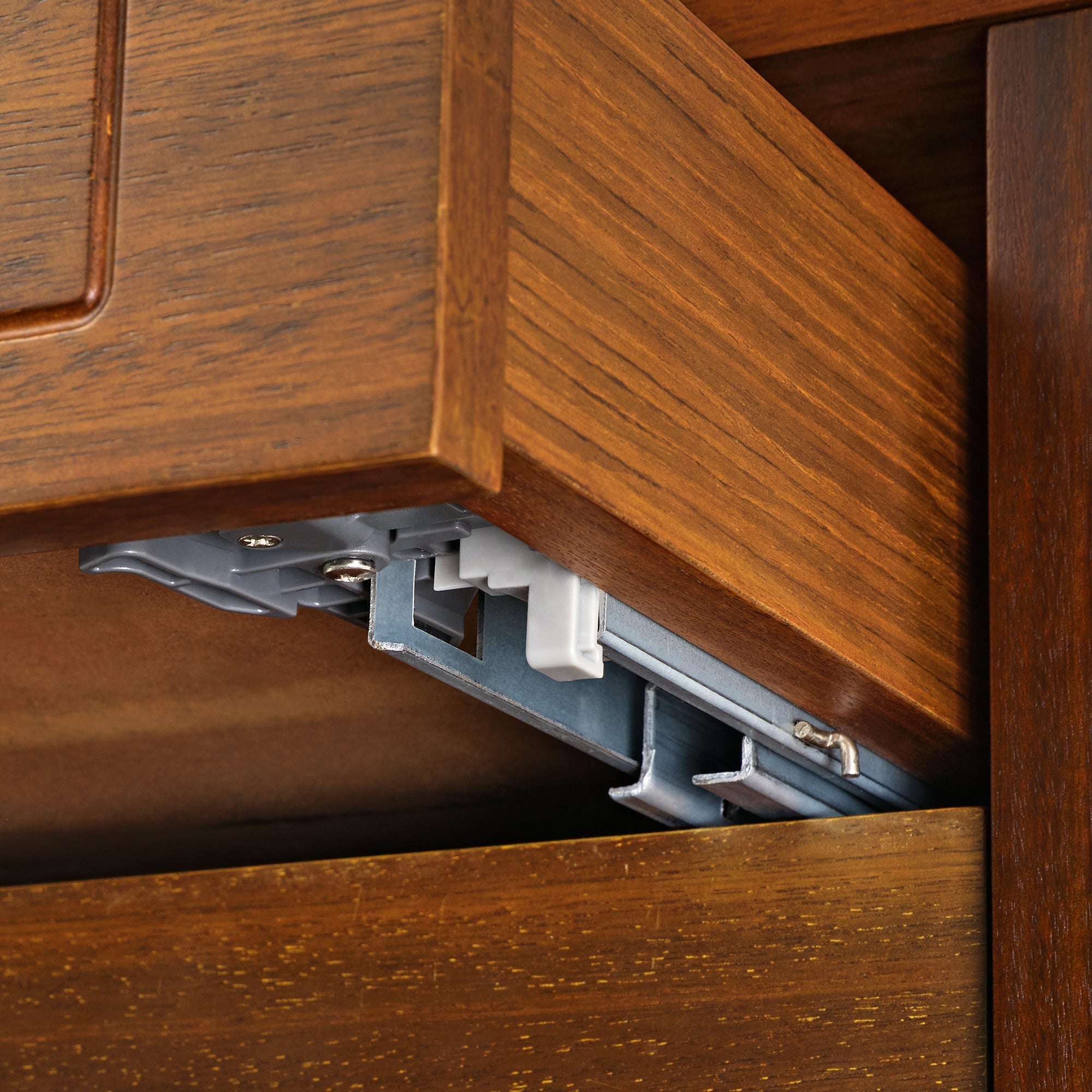 19" File Storage Cabinet, Dark Walnut