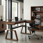 Executive Office Set: Ark Standing Desk and Premium Executive Chair
