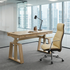 Executive Office Set:ark EL Standing Desk and Executive Office Chair