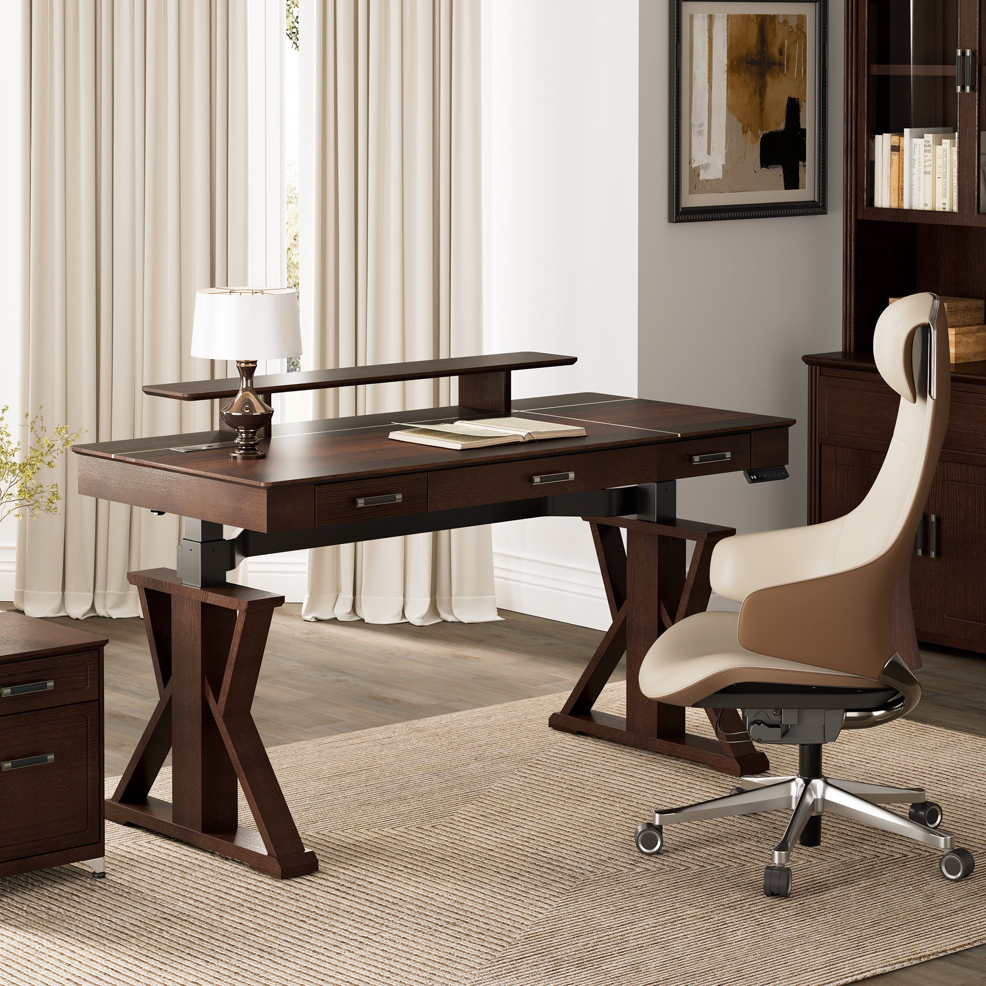 Ark SWS Pro Executive Standing Desk (63"x29")