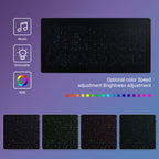 Wonder, Touch-Activated Glowing Glass Standing Desk (47"x23")